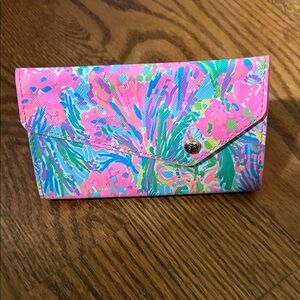 Lilly Pulitzer Collapsible Eyeglasses Sunglasses Eye Glass Case Holder NWOT